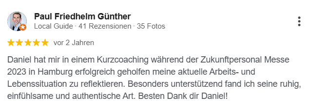 Google Review, Naturheilpraxis Daniel Brunner, HP Brunner